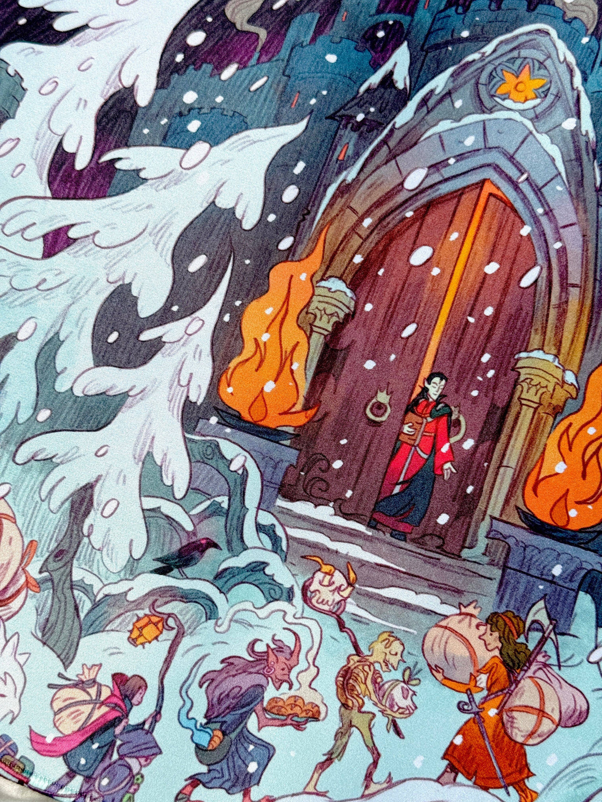 D&D Holiday Card Desk-mat / Playmat