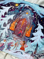 D&D Holiday Card Desk-mat / Playmat