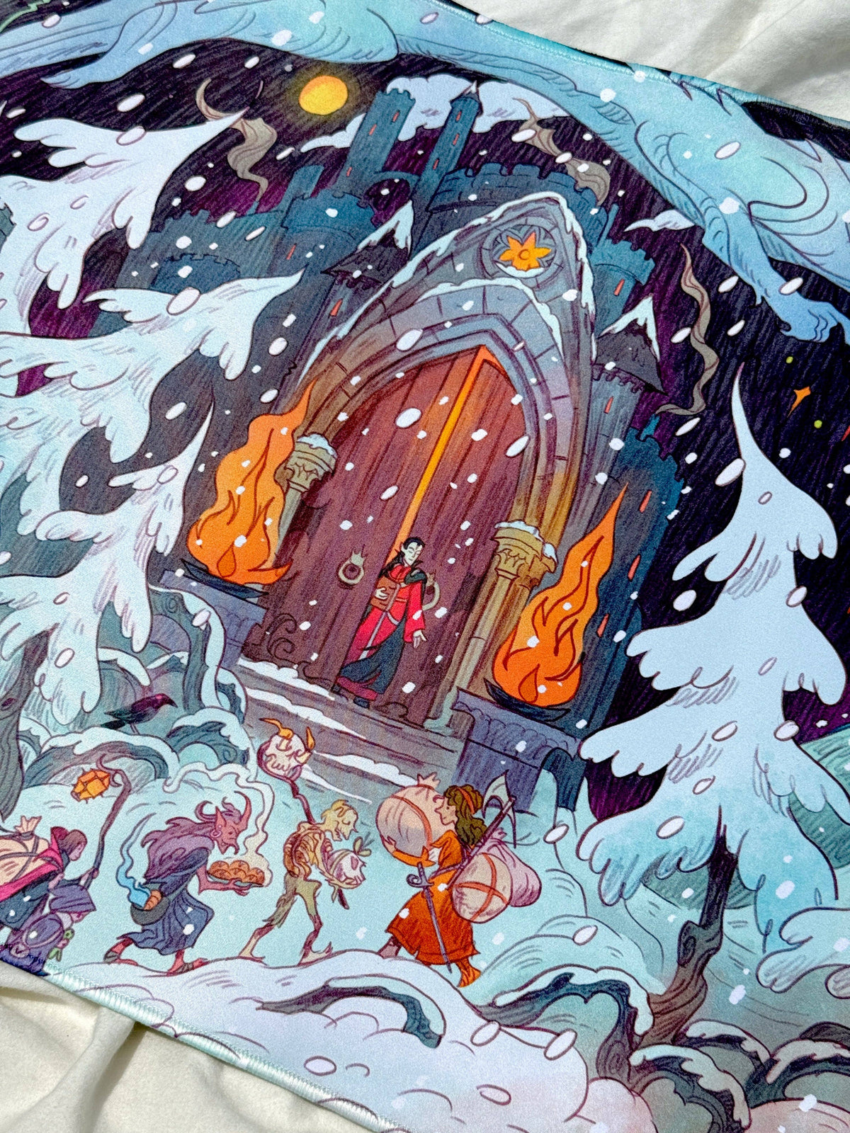 D&D Holiday Card Desk-mat / Playmat