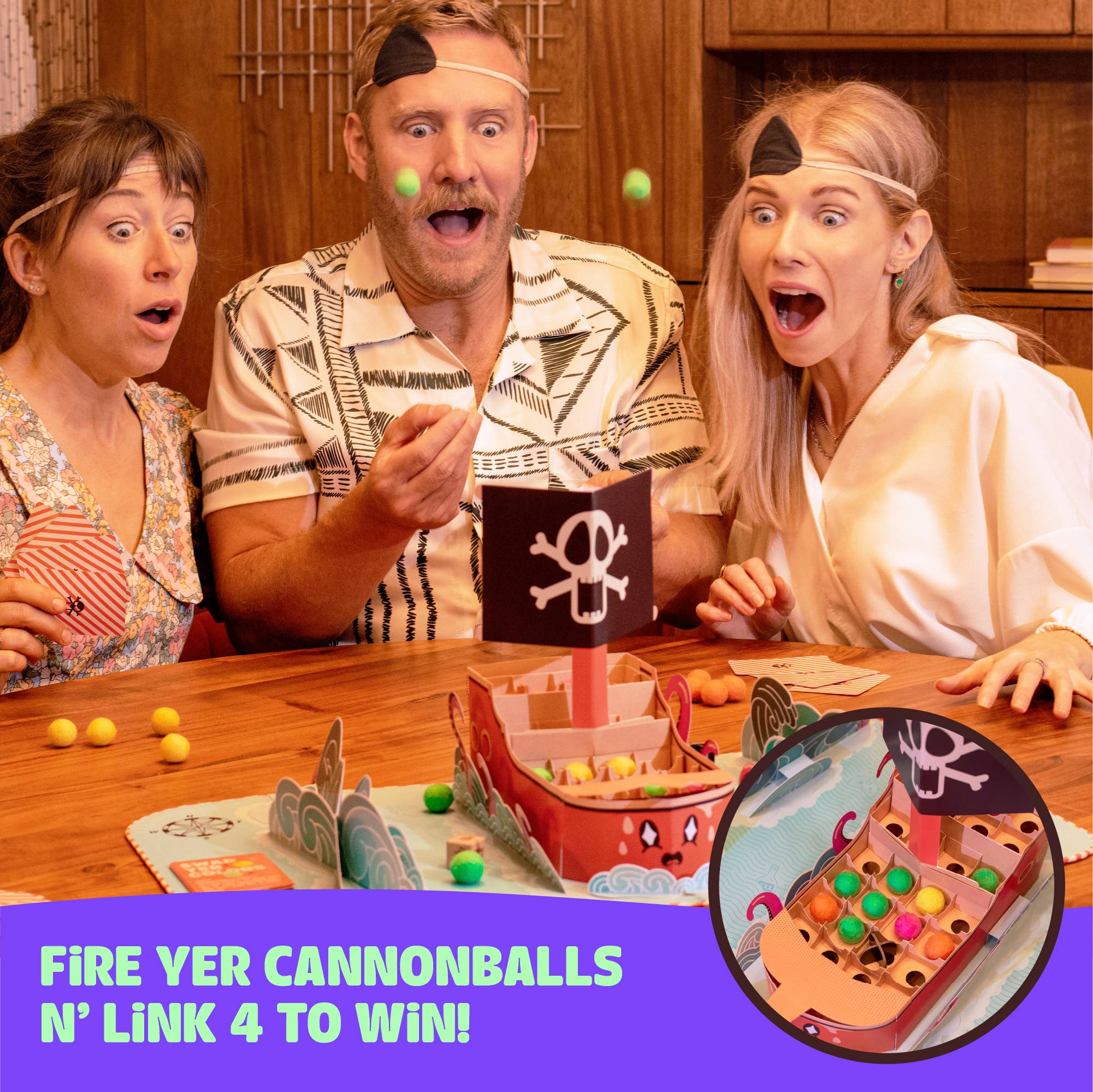 Fire In The Hole! The Family Pirate Adventure Board Game
