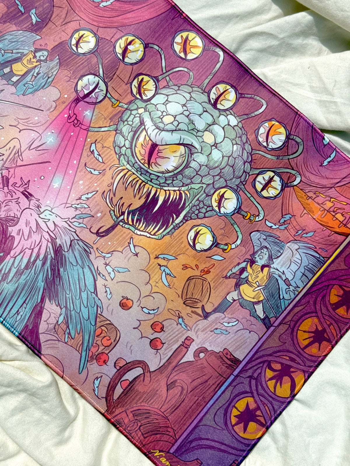 Beholder's Charm Ray ~ Bribery Desk-Mat /Playmat