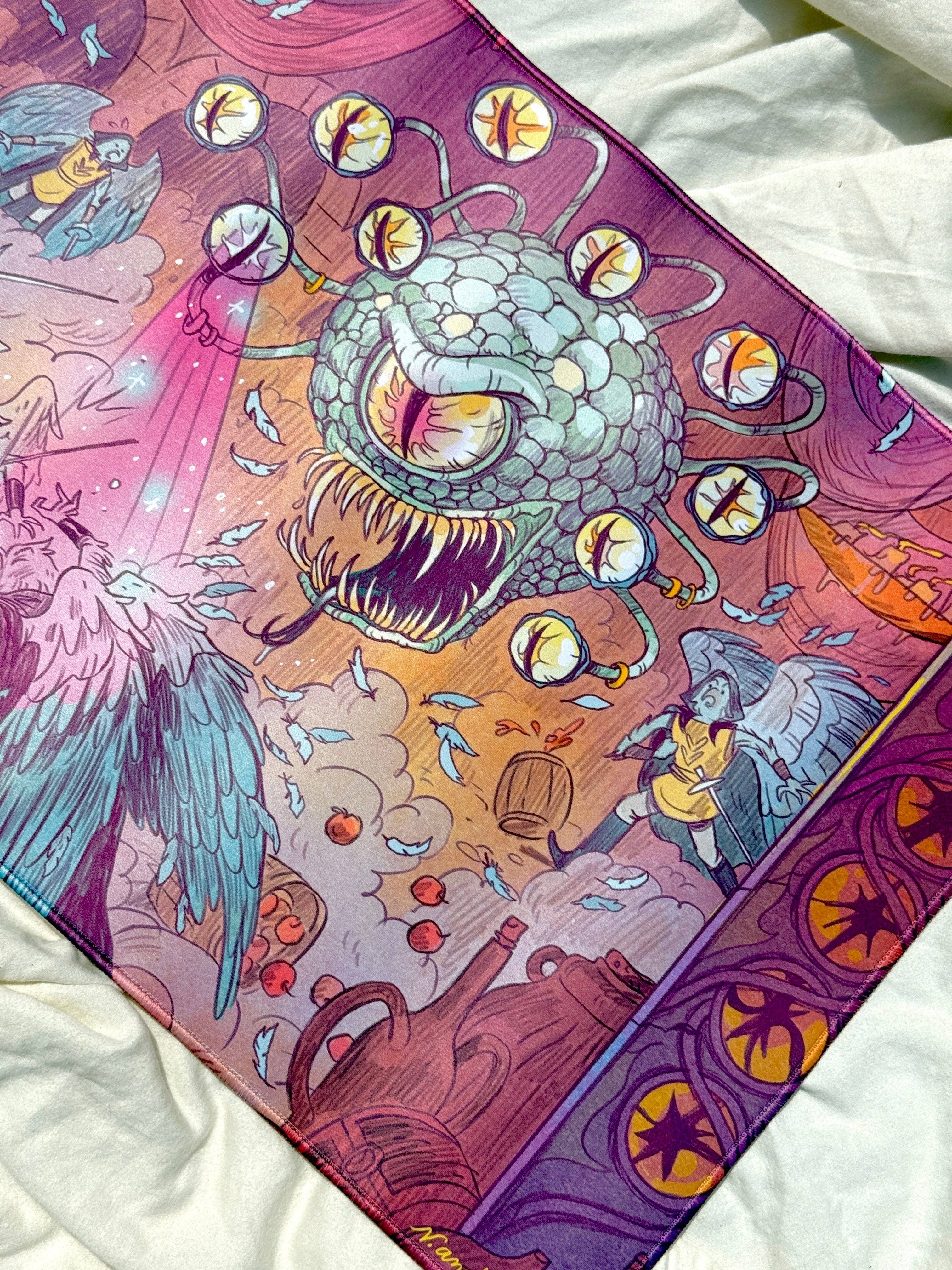 Beholder's Charm Ray ~ Bribery Desk-Mat /Playmat