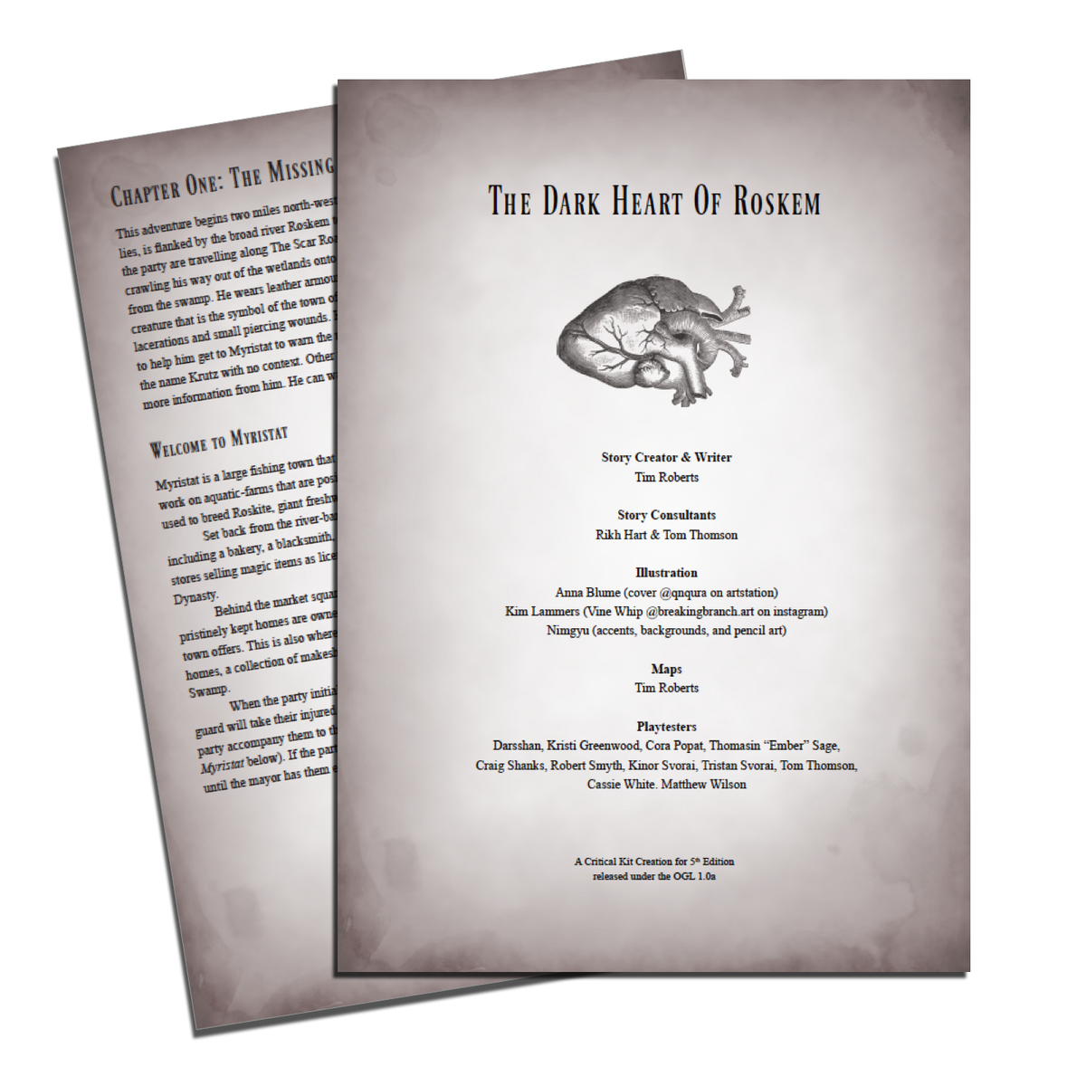 The Dark Heart of Roskem: 5E DND one-shot