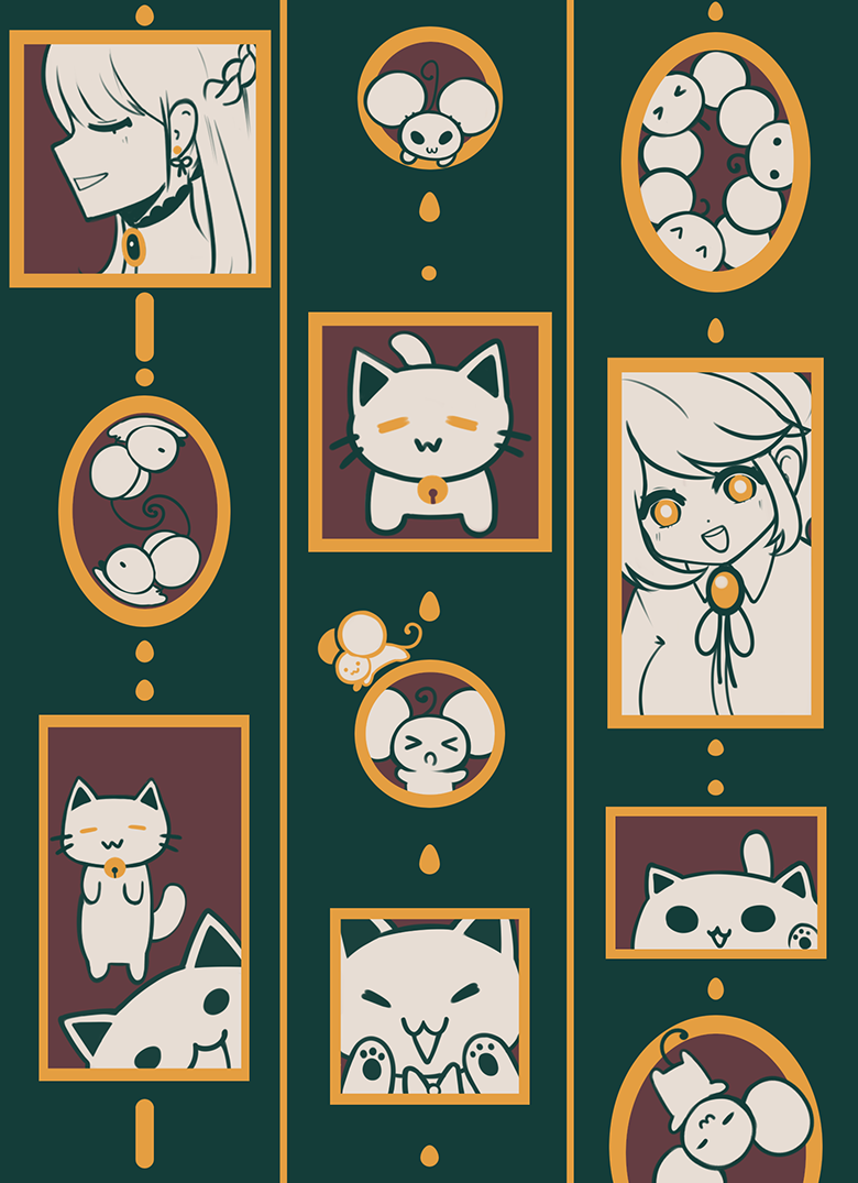 Kawaii Custom Gaming Card Sleeves: Cute Cameos