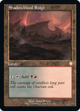 Shadowblood Ridge (Retro Frame)