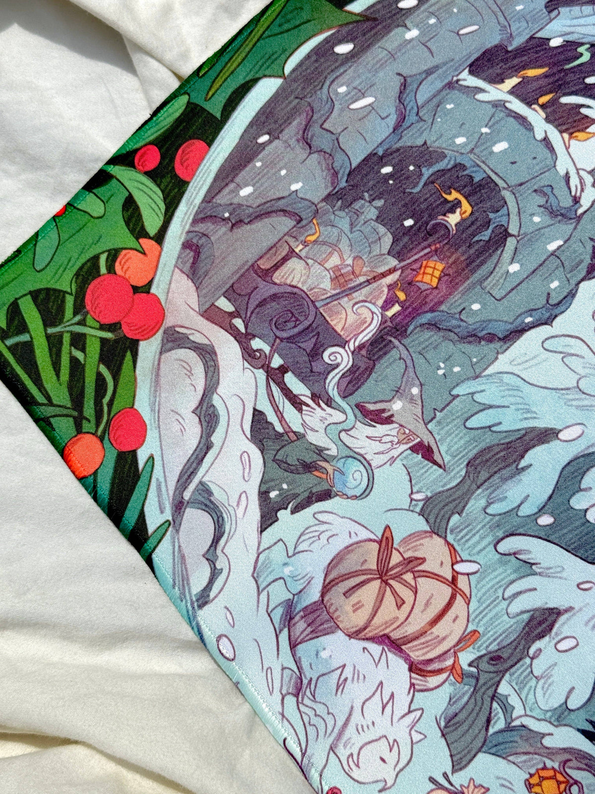 D&D Holiday Card Desk-mat / Playmat