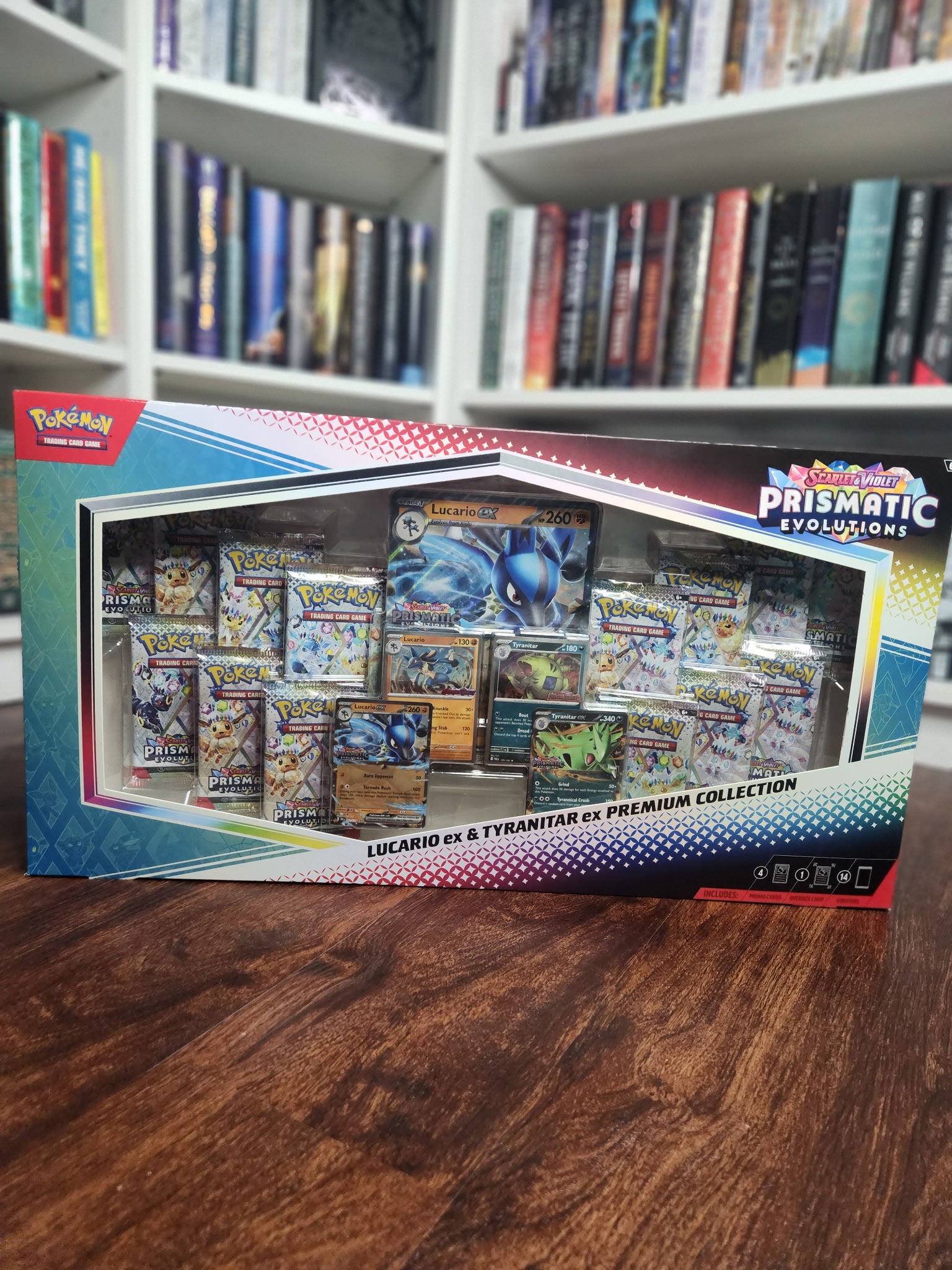 Prismatic Evolutions Lucario ex & Tyranitar ex Premium Collection