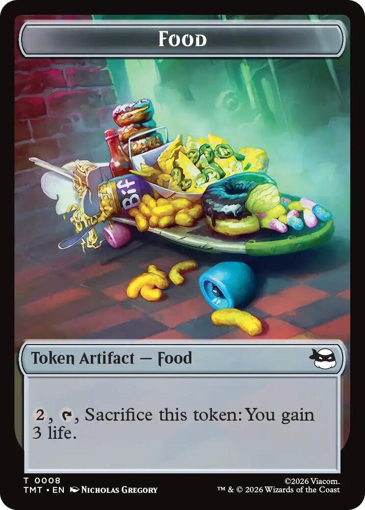 Ninja // Food Double-Sided Token (Back)
