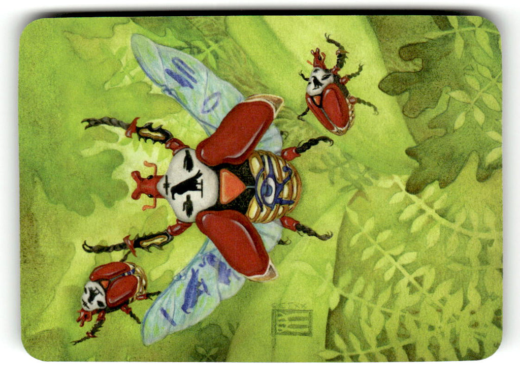 Sacred Scarabs (Foil) (Back)