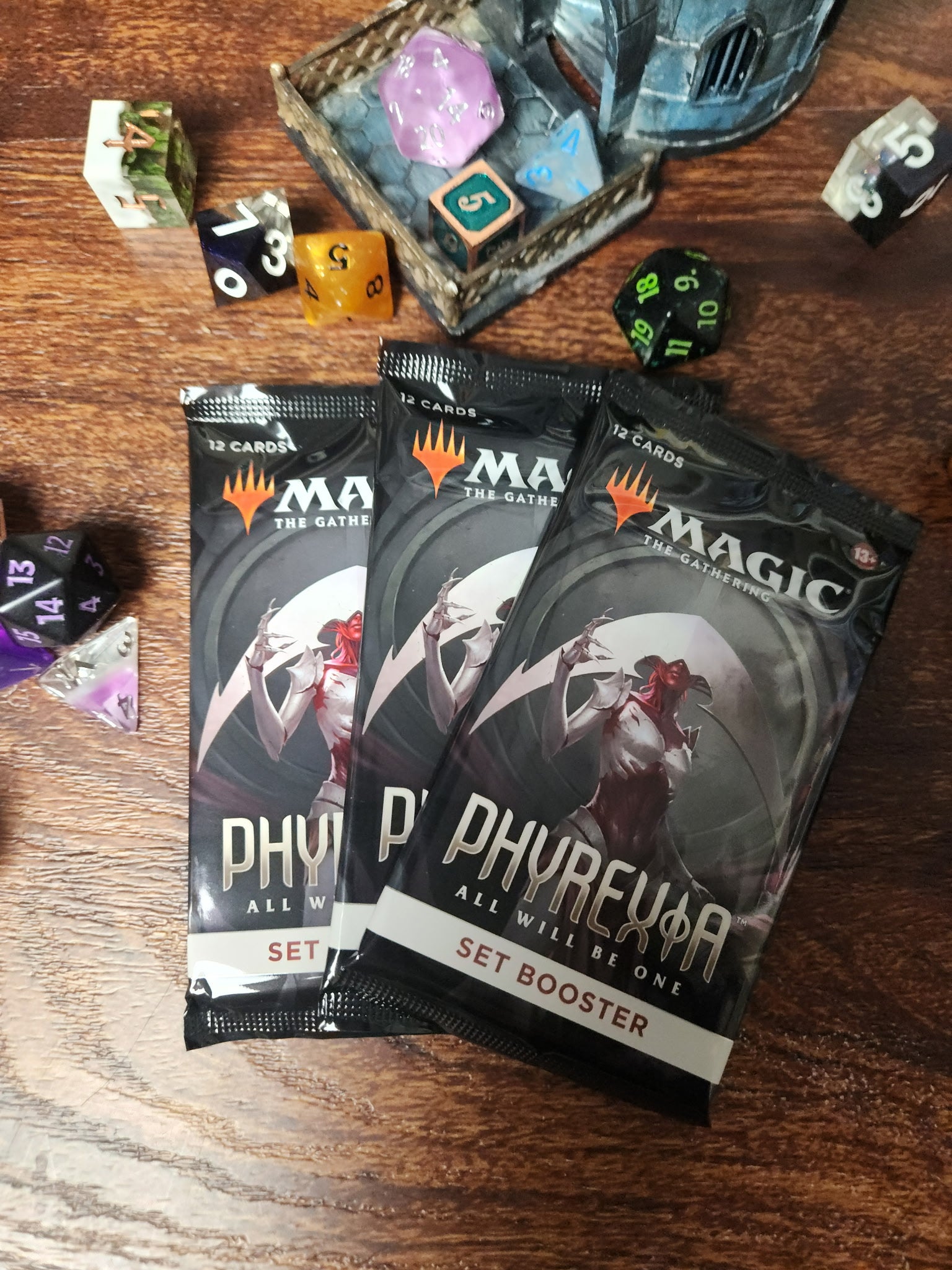 Three Phyrexia All Will Be One Set Booster Packs