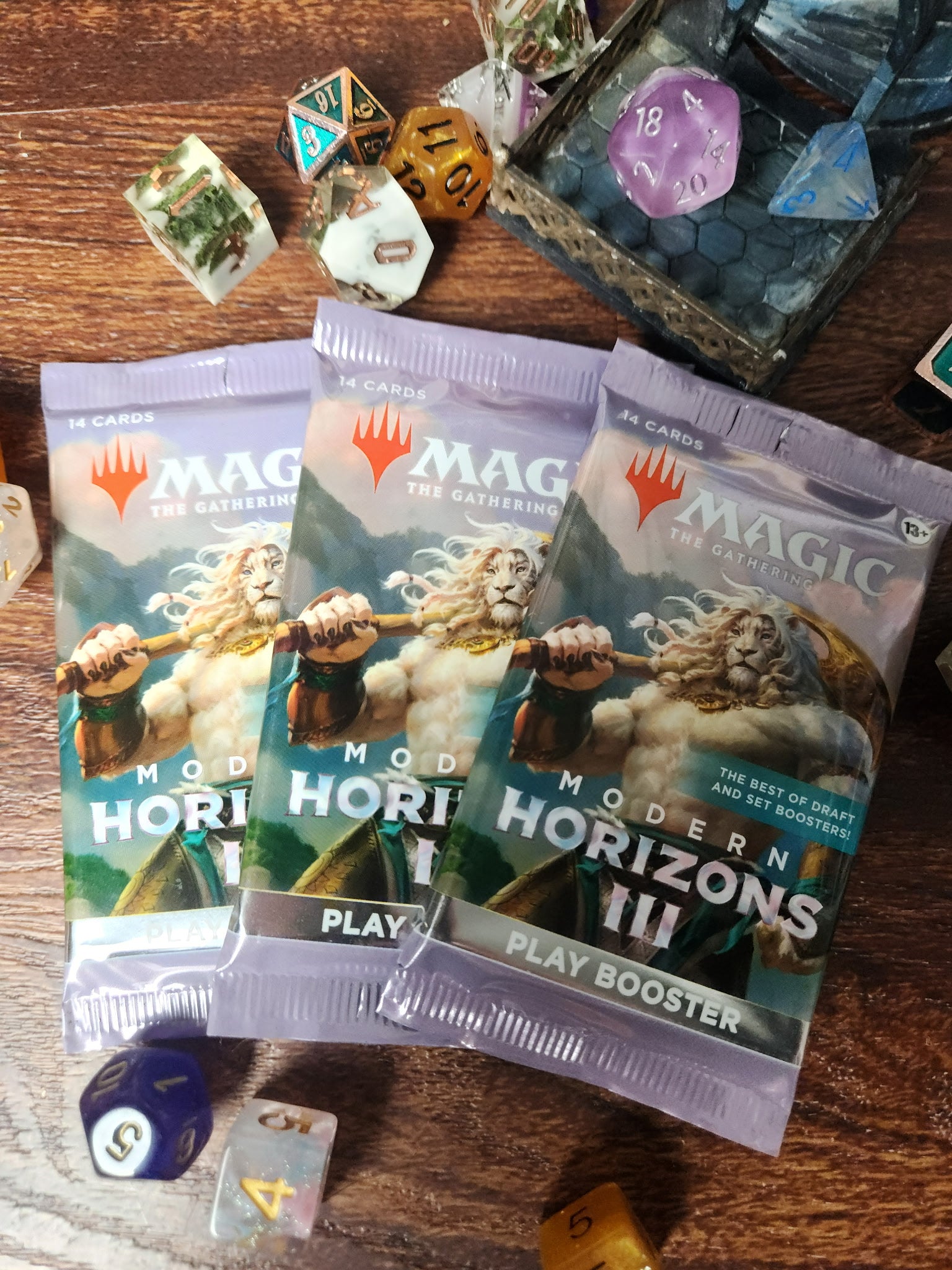 Three Modern Horizons 3 Play Booster Packs