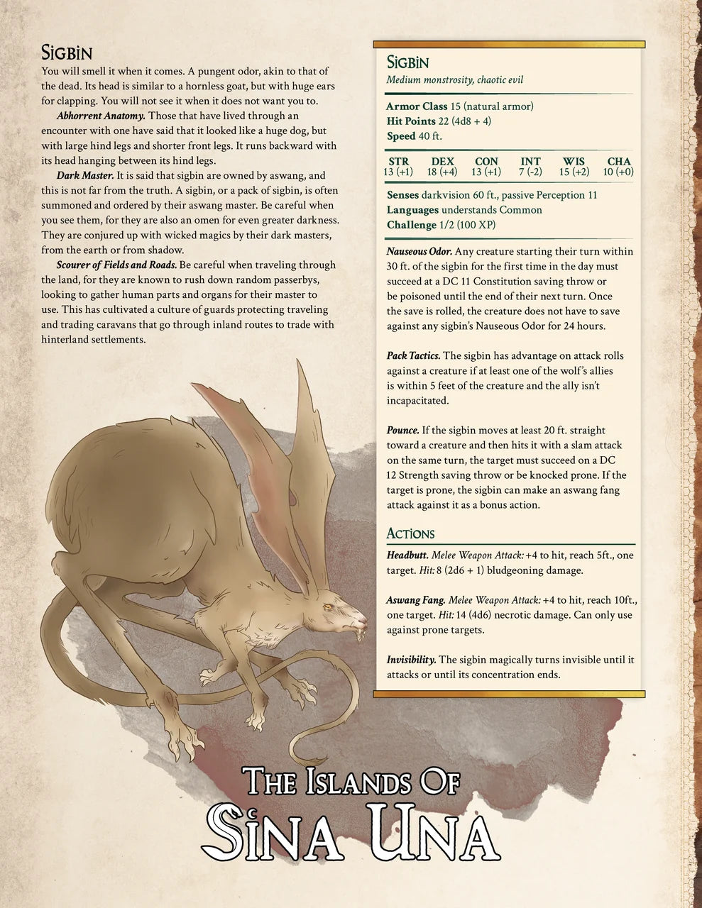 The Islands of Sina Una Campaign - 5e D&D