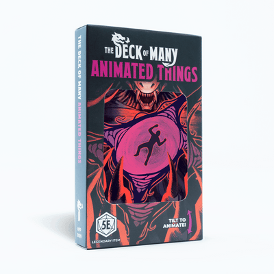 The Deck of Many Animated Things - 5e D&D (Reference Cards)