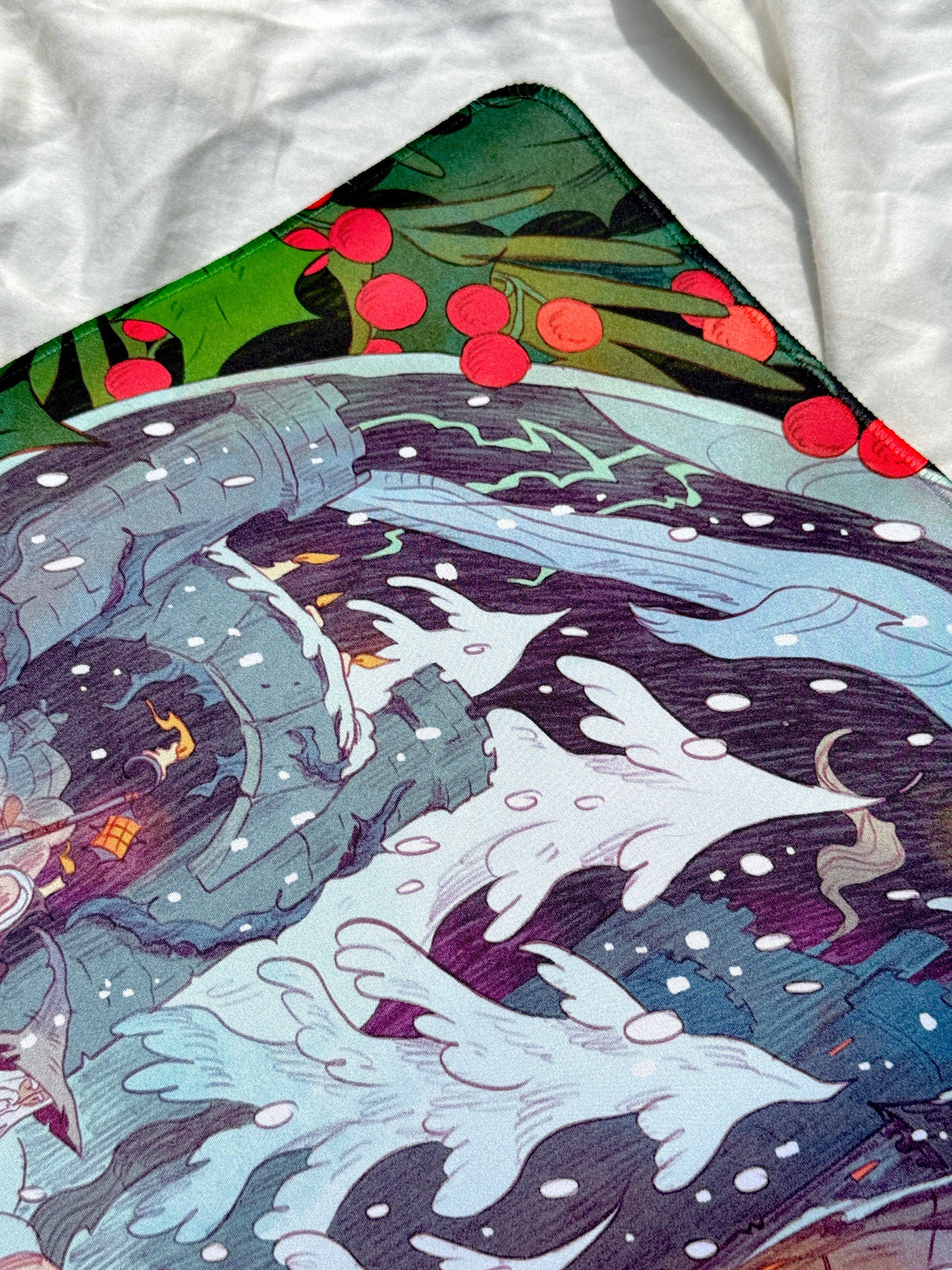 D&D Holiday Card Desk-mat / Playmat