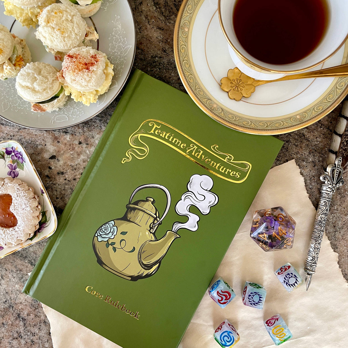Teatime Adventures 2E, a cozy mystery RPG