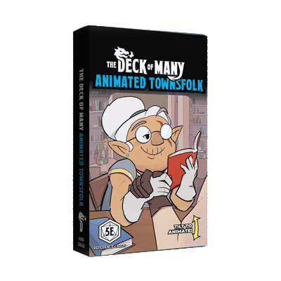 Animated: Deck of Townsfolk - 5e 2014 D&D (Reference Cards)