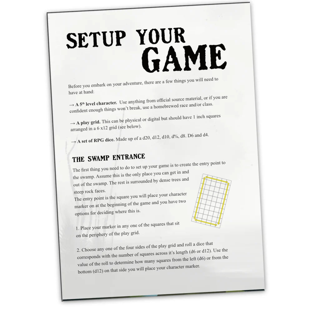 Once We Were Gods DND, a 5th Edition solo adventure