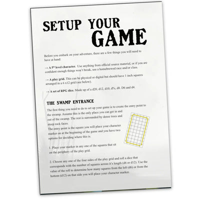 Once We Were Gods DND, a 5th Edition solo adventure
