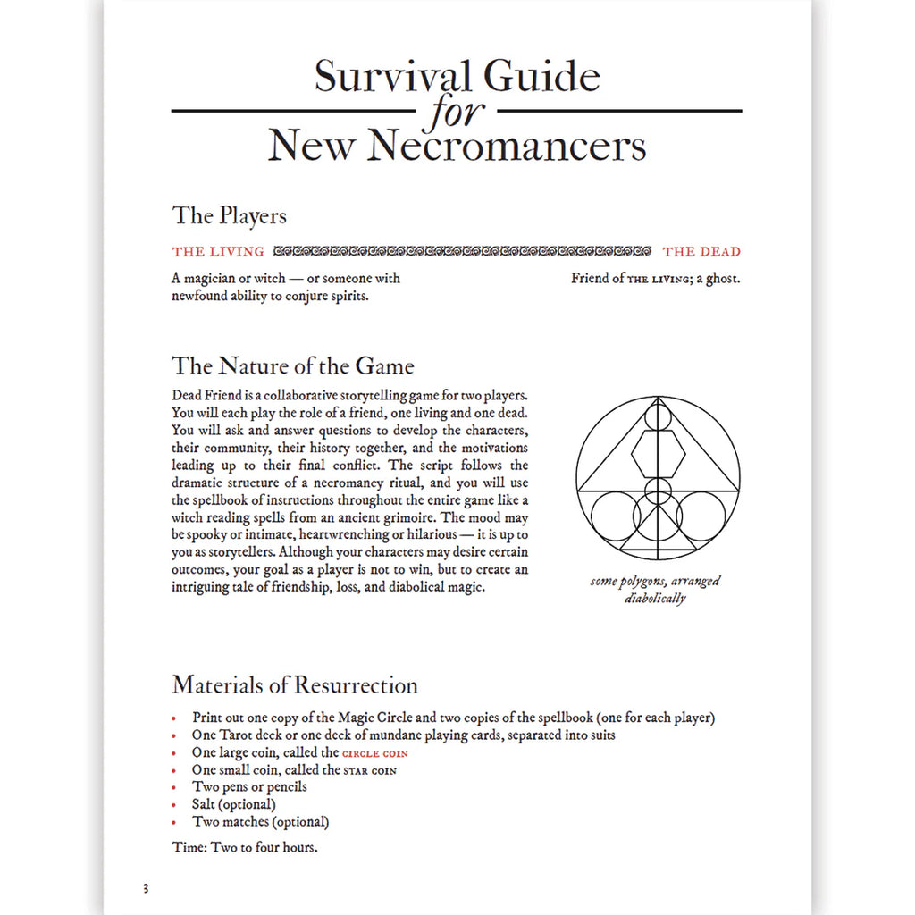 Dead Friend: A Game of Necromancy