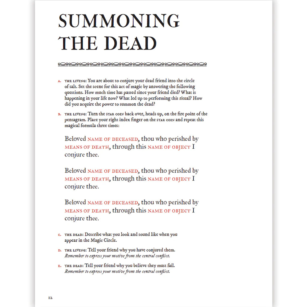 Dead Friend: A Game of Necromancy