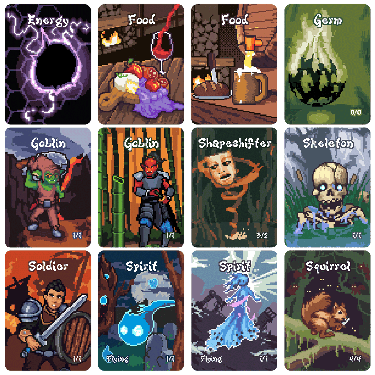 Retro Animated Tokens for Magic The Gathering